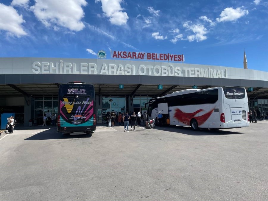 Aksaray Otogarında Bayram Yoğunluğu
