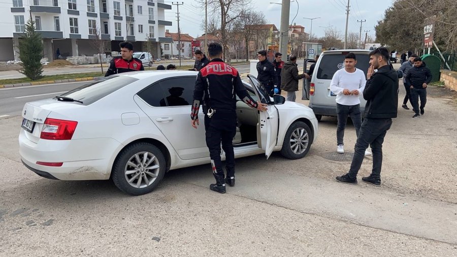 Aksaray’da Polisler Bayram Denetiminde