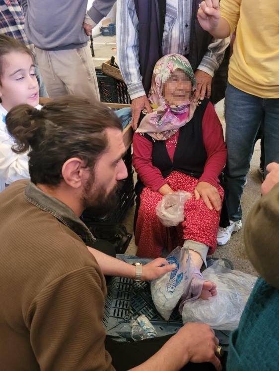 Otomobilin Çarpıp Kaçtığı Yaşlı Kadın Yaralandı