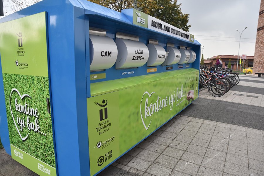 Tepebaşı’nda Tonlarca Atık Kazanca Dönüşüyor