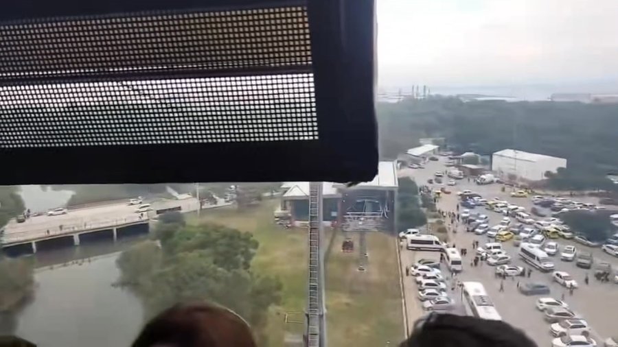 Antalya’da Teleferikte Mahsur Kalan Vatandaşlar O Anları Sosyal Medyada Paylaştı