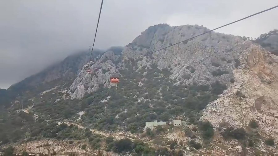 Antalya’da Teleferikte Mahsur Kalan Vatandaşlar O Anları Sosyal Medyada Paylaştı