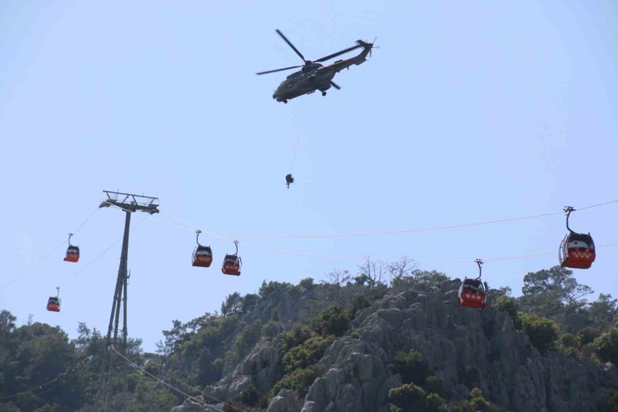Antalya’da Teleferik Operasyonu 23 Saatte Tamamlandı, 174 Kişi Kurtarıldı