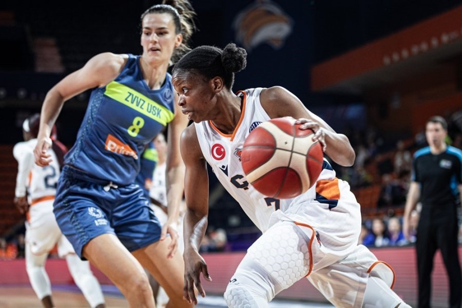 Kadınlar Euroleague: Çbk Mersin: 67 - Usk Praha: 95