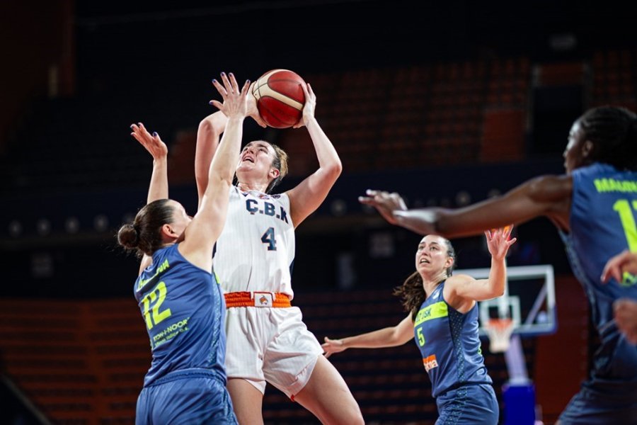Kadınlar Euroleague: Çbk Mersin: 67 - Usk Praha: 95