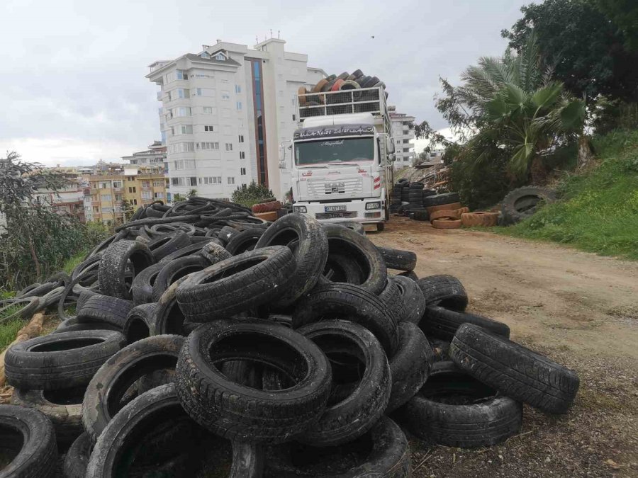 Alanya’da Atık Lastikler Ekonomiye Kazandırılıyor