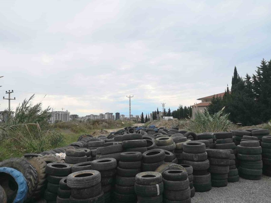 Alanya’da Atık Lastikler Ekonomiye Kazandırılıyor
