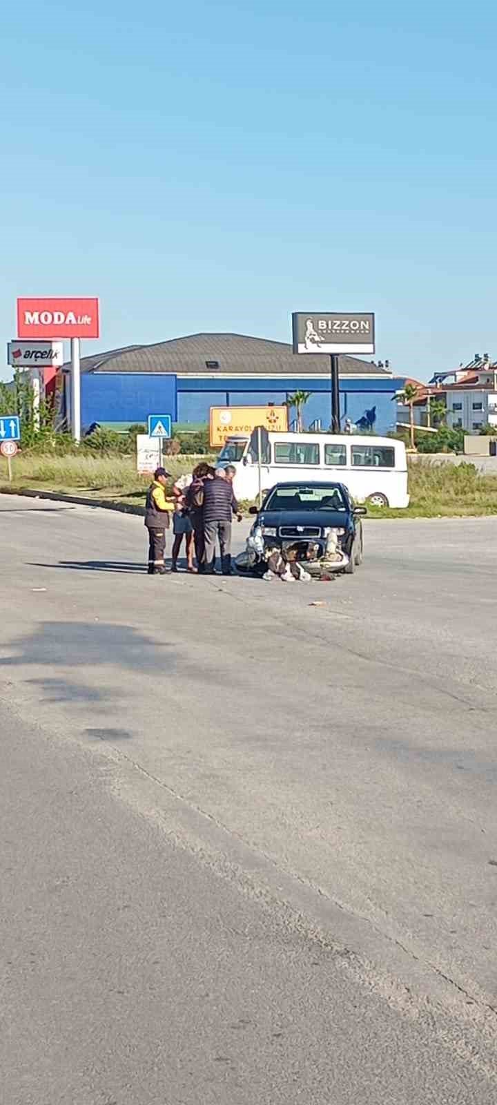 Kaza Göz Göre Göre Geldi, O Anlar Kameraya Yansıdı: 1 Yaralı