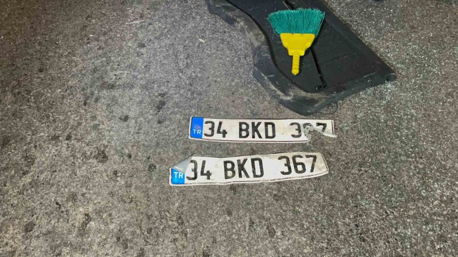 Kontrolden Çıkarak Takla Atan Otomobil Hurdaya Döndü