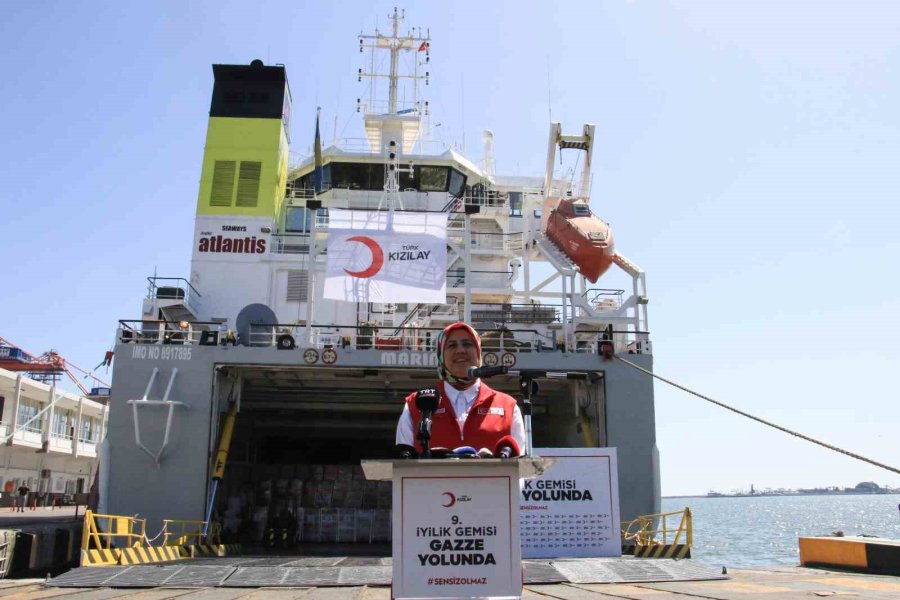 9. "iyilik Gemisi" Gazze’ye Uğurlandı