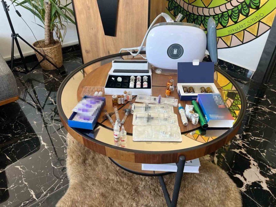 Ruhsatsız Çalıştırıldığı Tespit Edilen Güzellik Merkezine Baskın