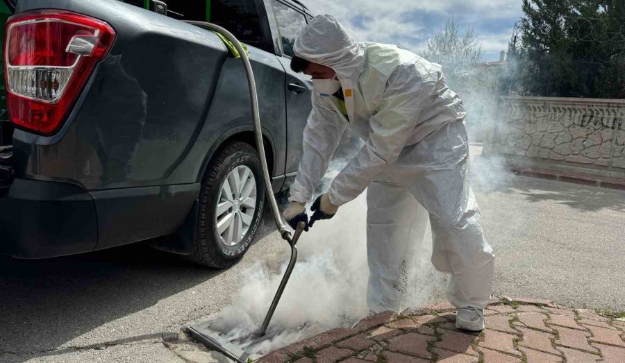 Karatay Belediyesi Larva İlaçlama Çalışmalarına Başladı