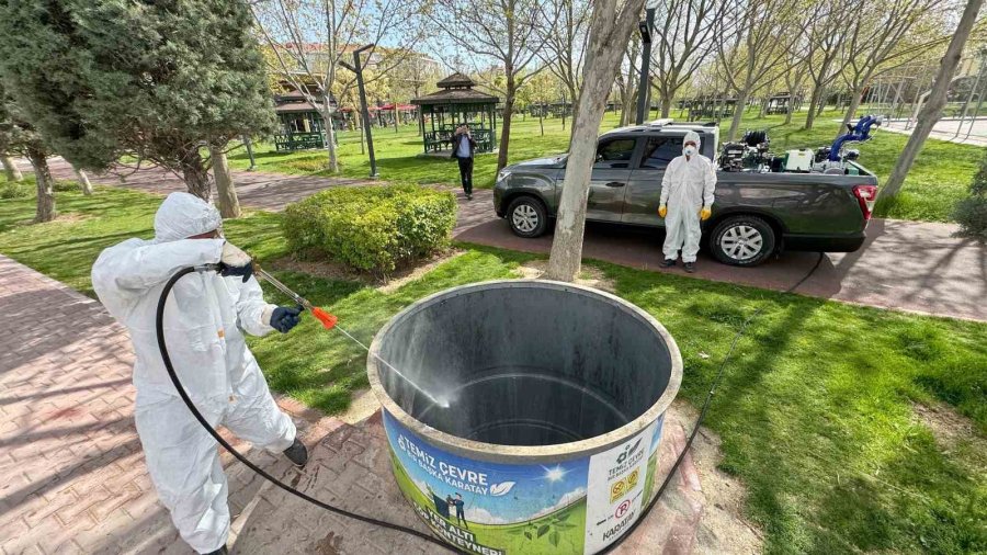 Karatay Belediyesi Larva İlaçlama Çalışmalarına Başladı