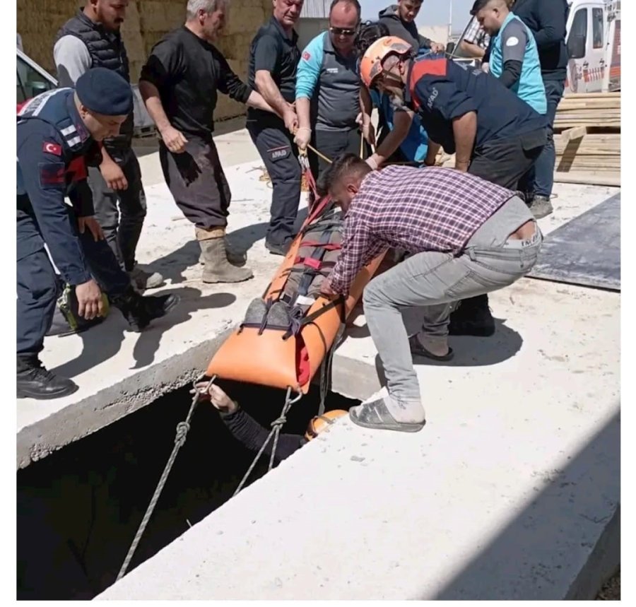 Niğde’de İnşaatın Gider Kuyusuna Düşen İşçi Yaralandı