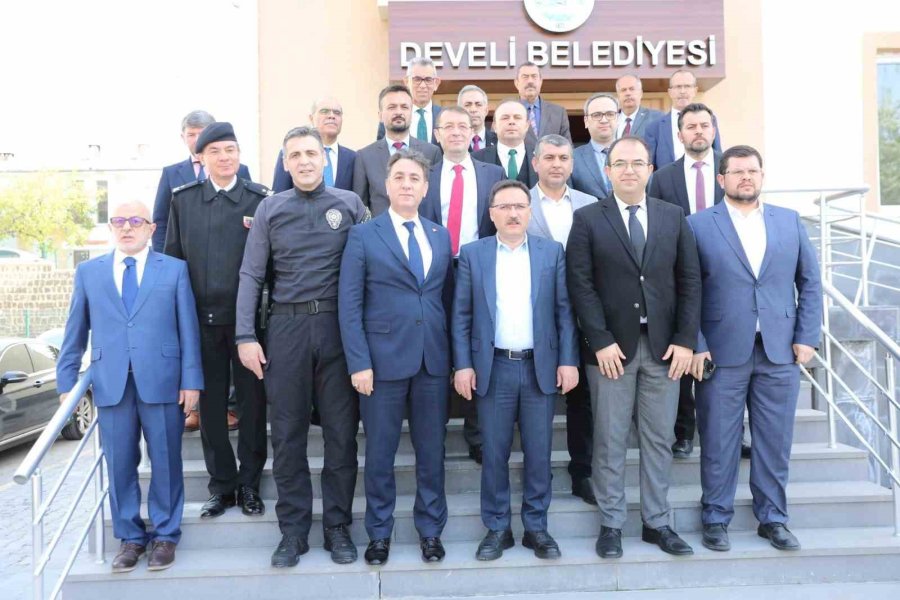 Vali Çiçek’den Develi’ye Ziyaret