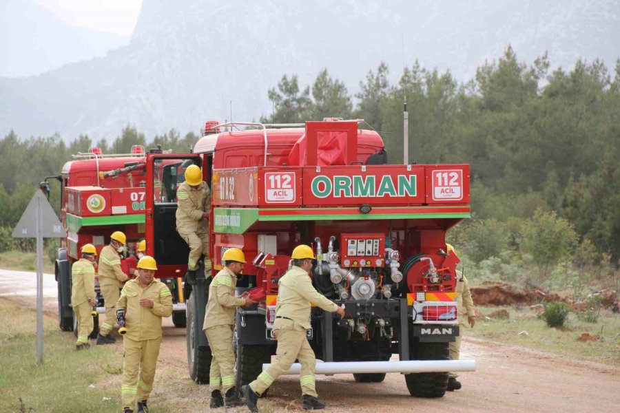 Antalya’da Nefes Kesen Orman Yangını Tatbikatına 2 Sikorsky Helikopter Ve 3 Uçak Destek Verdi
