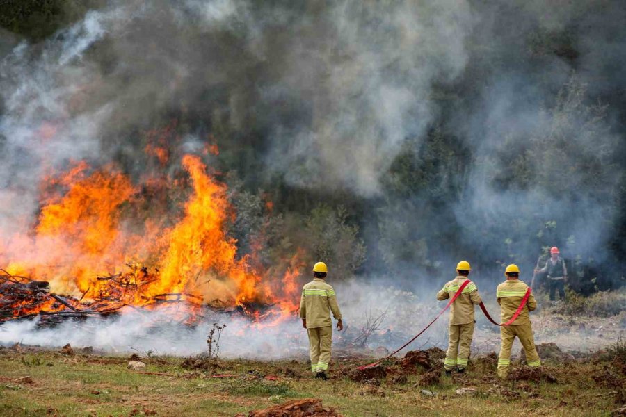 Antalya’da Nefes Kesen Orman Yangını Tatbikatına 2 Sikorsky Helikopter Ve 3 Uçak Destek Verdi
