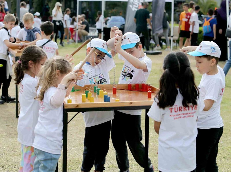 ’çocuk Atletizm Şenliği’ Antalya’da Yapıldı