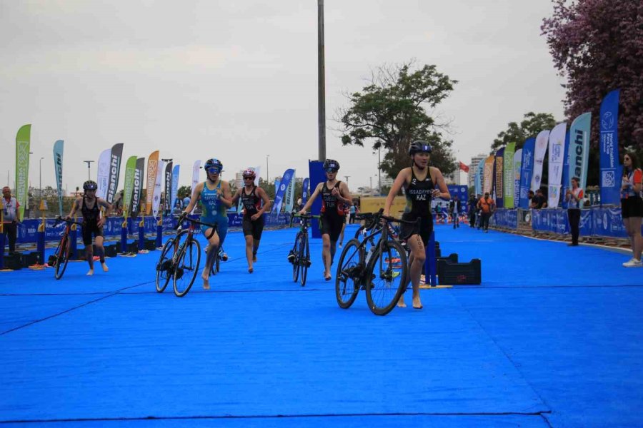 Mersin’de Avrupa Triatlon Genç Kadınlar Ve Genç Erkekler Kupası Yapıldı