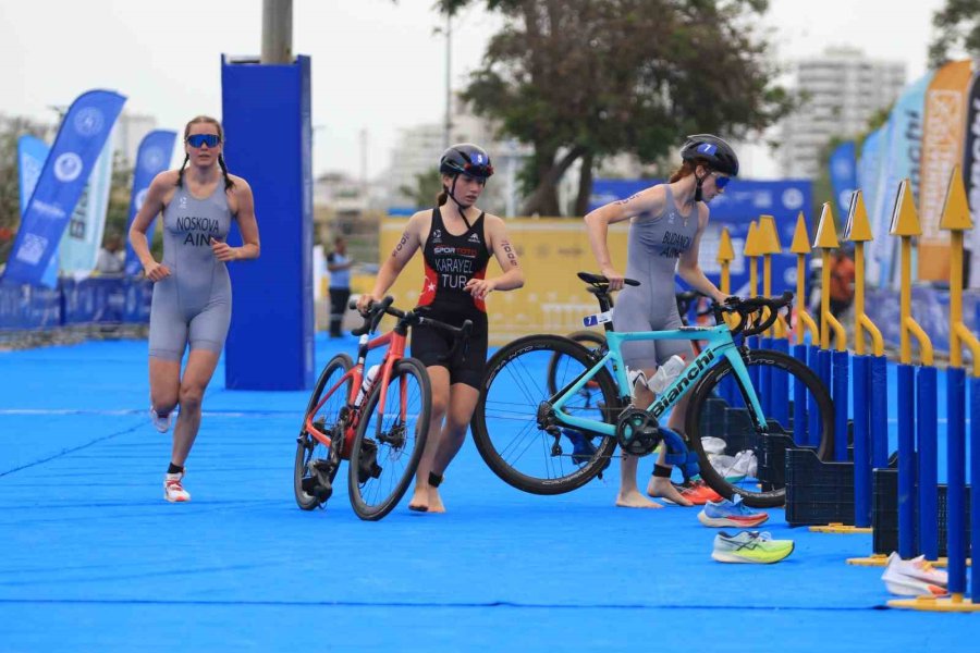 Mersin’de Avrupa Triatlon Genç Kadınlar Ve Genç Erkekler Kupası Yapıldı