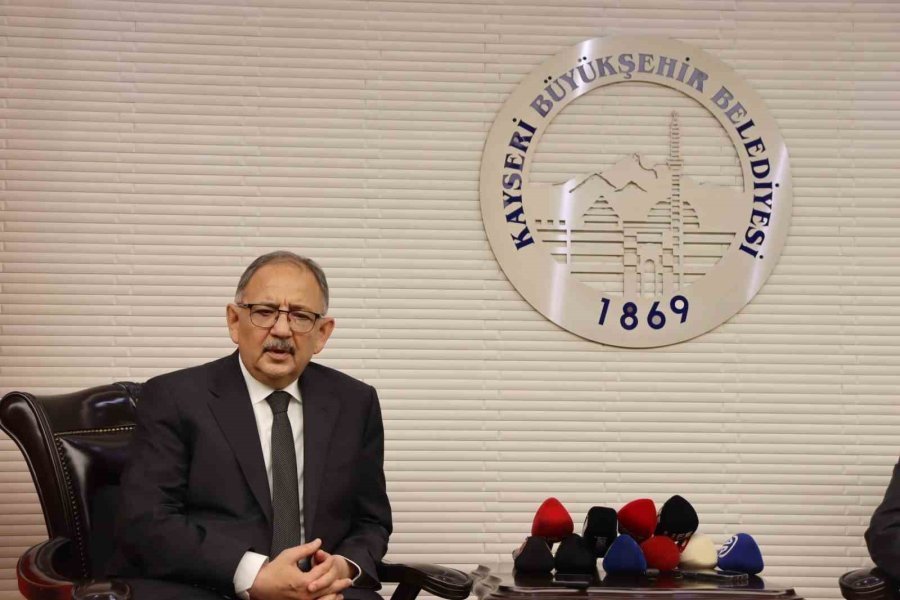 Bakan Özhaseki: “istanbul’da 14 Tane Konutu Tedbir Amaçlı Boşalttık”