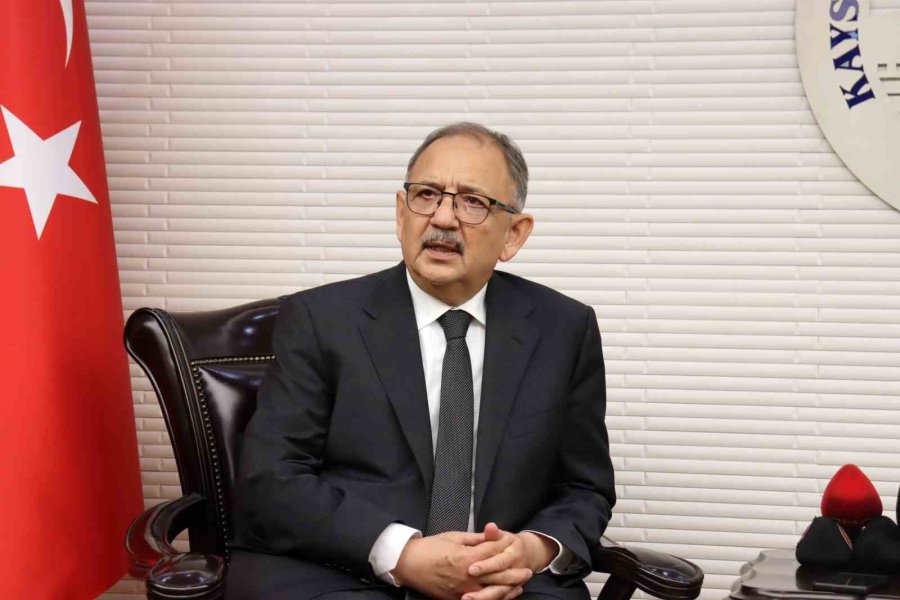 Bakan Özhaseki: “istanbul’da 14 Tane Konutu Tedbir Amaçlı Boşalttık”