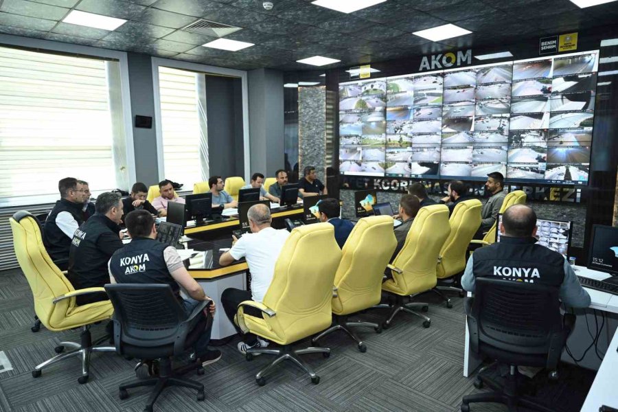 Konya’da Akom Teyakkuzda