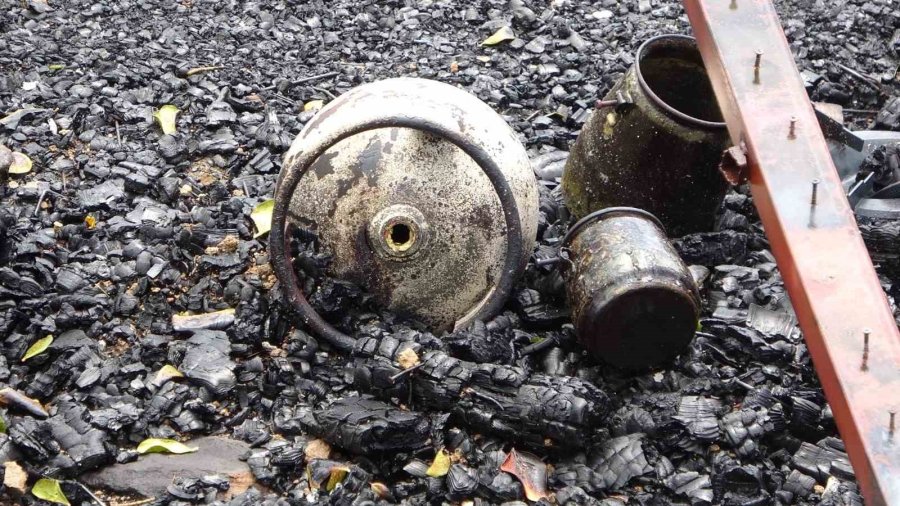 Ahşap Barakada Çıkan Yangında 2 Köpeği İle Birlikte Feci Şekilde Can Verdi