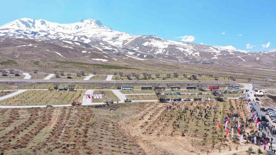 Kayseri’de 271 Bin 500 Fidan Toprakla Buluştu