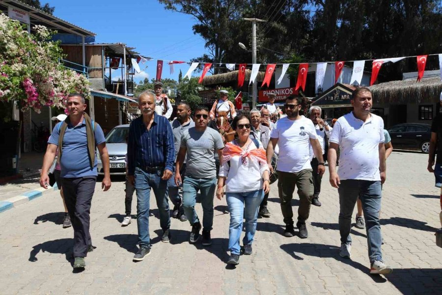Kaş’ta Likya Su Yolu Yürüyüşü Ve Patara Yörük Göçü Düzenlendi
