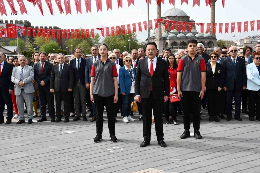 Kayseri’de 23 Nisan Ulusal Egemenlik Ve Çocuk Bayramı Kutlandı