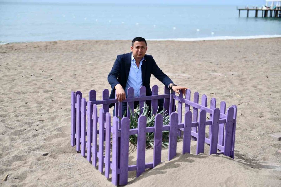 Antalya’da Kum Zambaklarına Çitli Koruma