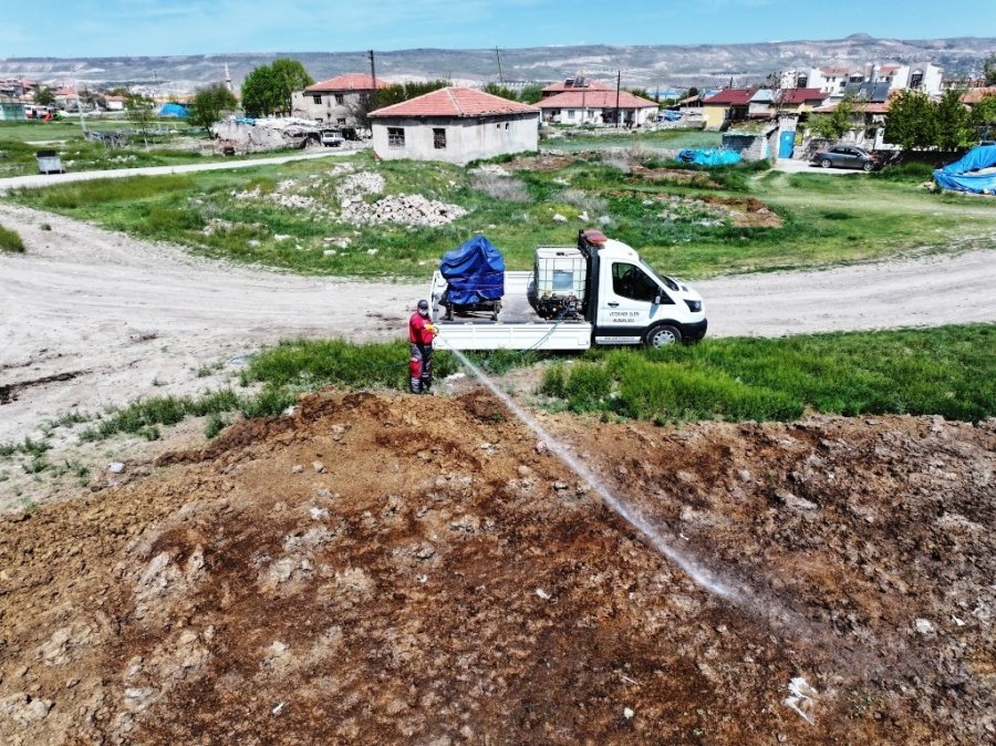 Kocasinan, Drone İle Tüm Açık Alanları İlaçlıyor