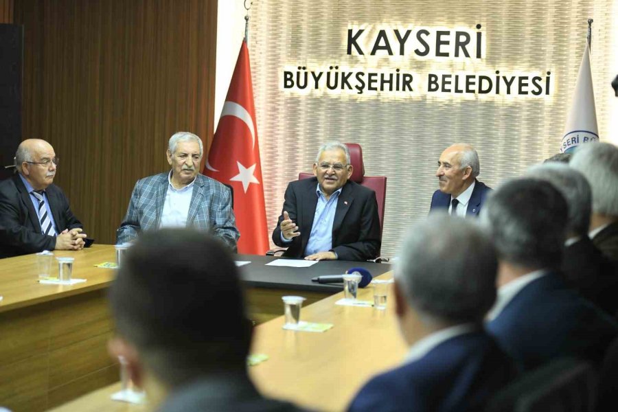 Esnaf Dostu Başkan Büyükkılıç, Oda Başkanlarını Ağırladı