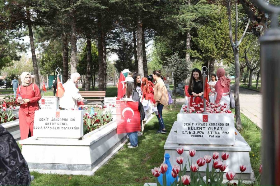 Büyükşehir Kaymek Öğrencilerinden Şehitler Haftası’nda Anlamlı Ziyaret