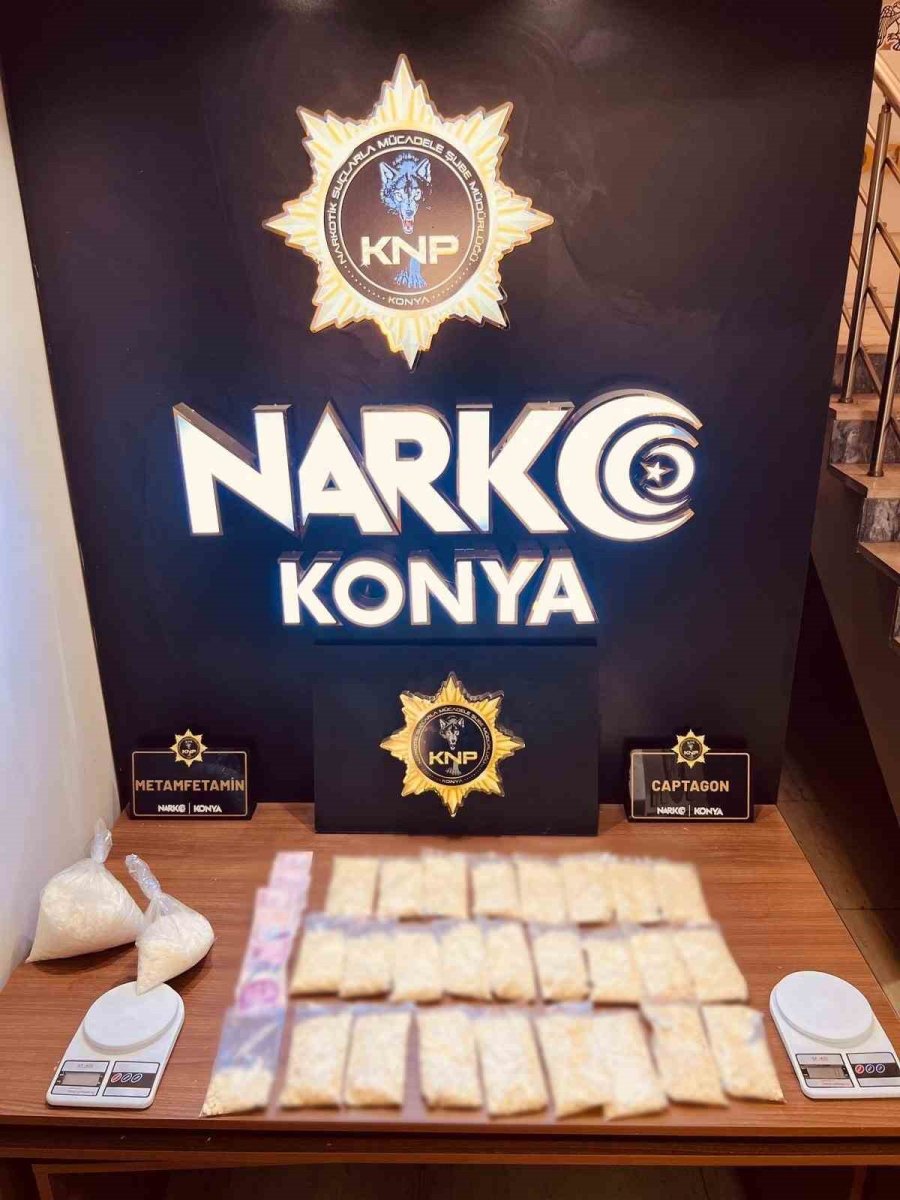 Konya’da On Binlerce Uyuşturucu Hap Ele Geçirildi: 4 Tutuklama