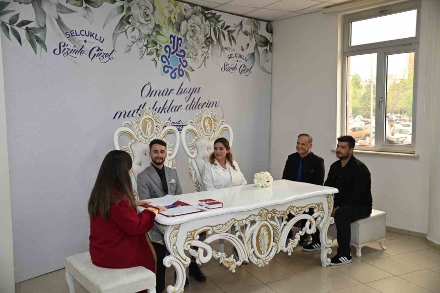 Selçuklu’da Çiftler “24.04.2024”tarihinde Evet Demek İçin Yarıştı