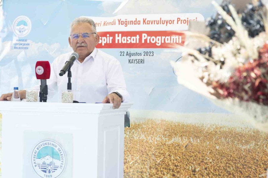 Kayseri Büyükşehir’in Kırsala Desteği Sürüyor