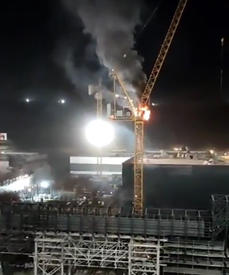 Akkuyu Ngs’de Vinç Yangını