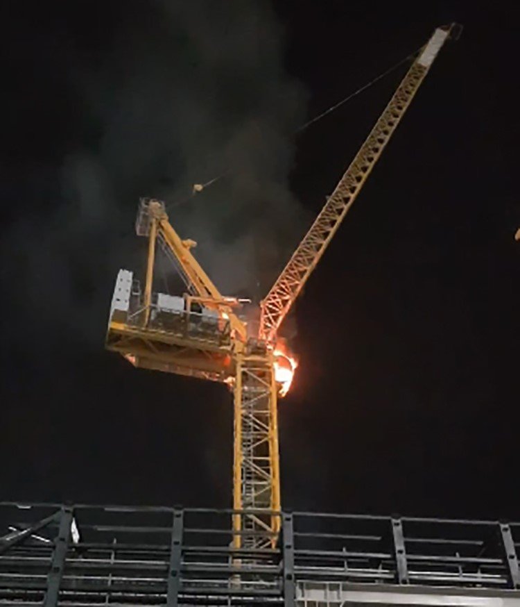 Akkuyu Ngs’de Vinç Yangını