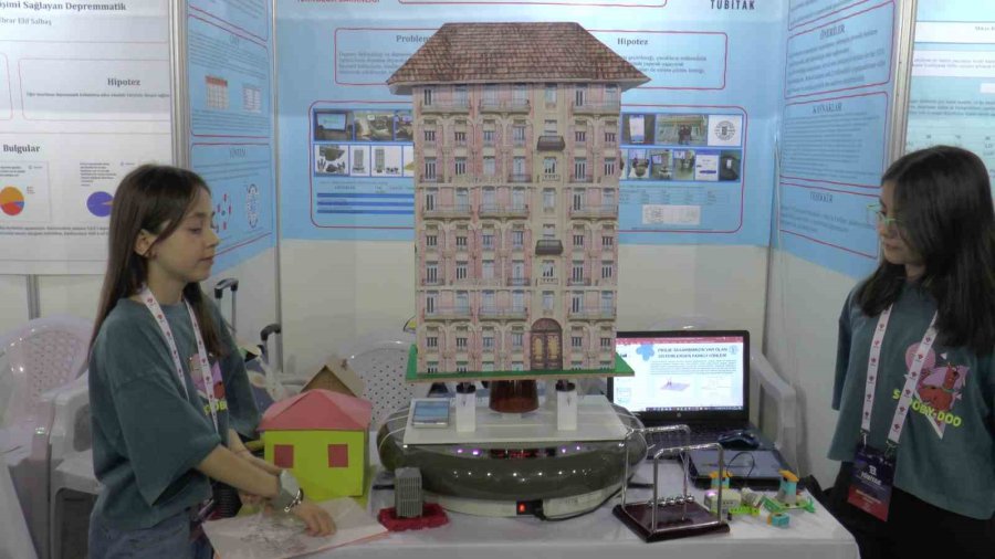 Öğrencilerin Geliştirdiği Bu Proje İle Binalar 8 Şiddetindeki Depreme Dayanıyor
