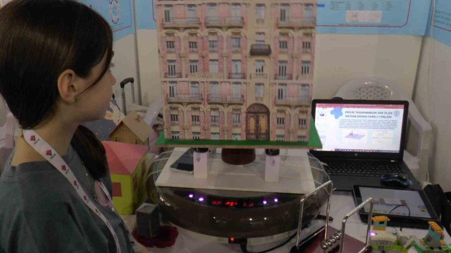 Öğrencilerin Geliştirdiği Bu Proje İle Binalar 8 Şiddetindeki Depreme Dayanıyor