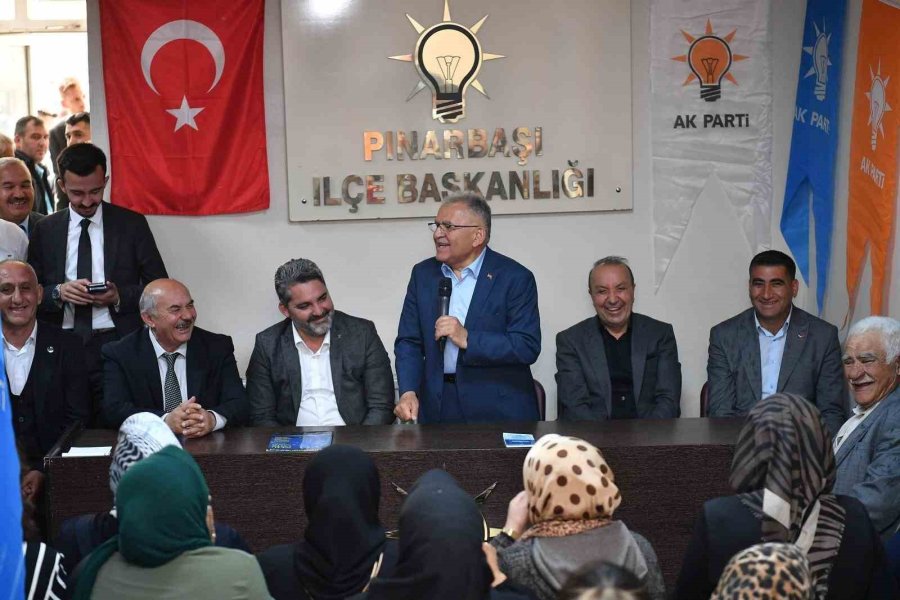 Başkan Büyükkılıç: "pınarbaşı Bizim Gözbebeğimiz"