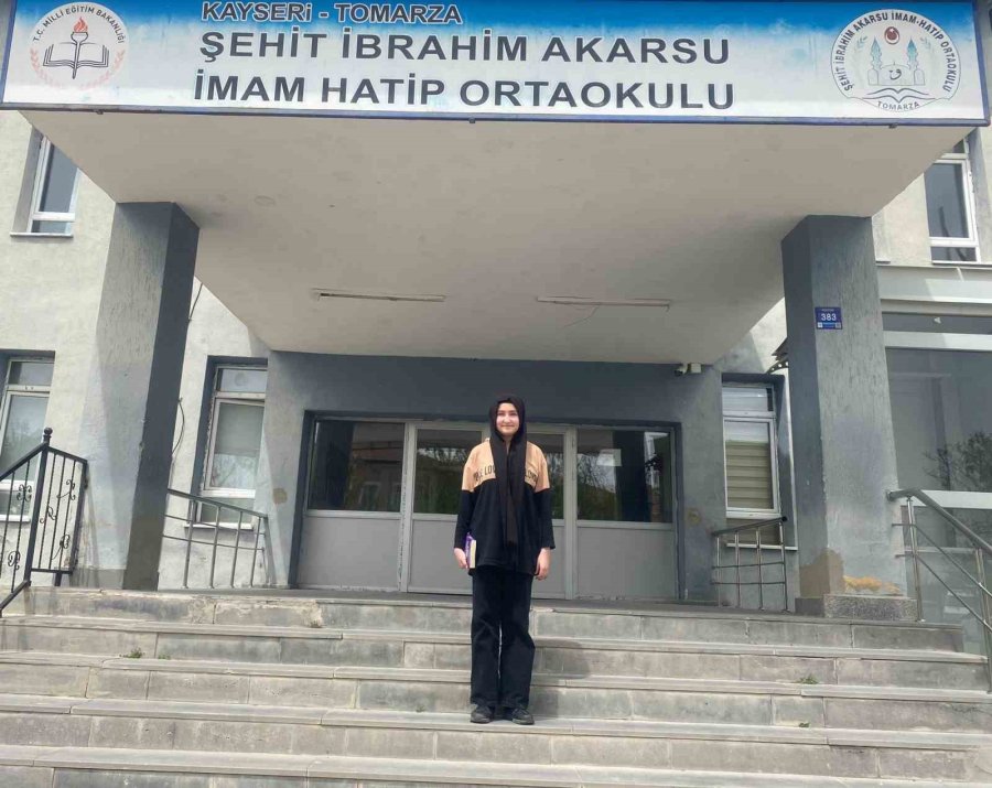 Tomarzalı Öğrenci İl Birincisi Oldu