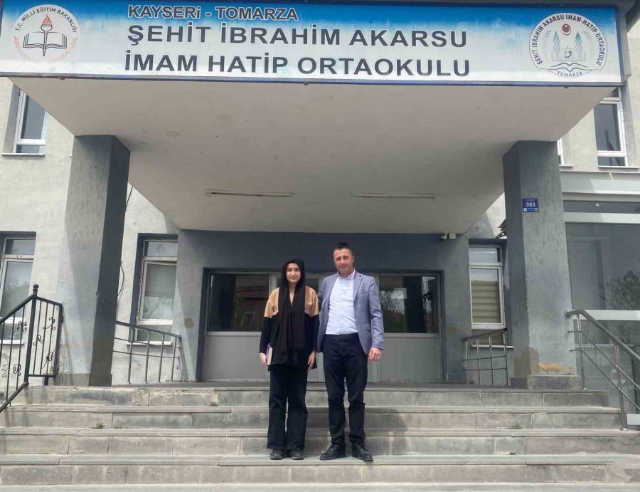 Tomarzalı Öğrenci İl Birincisi Oldu