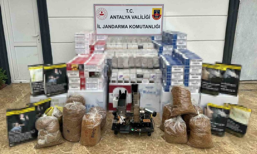 Jandarmadan Kaçak Sigara Ve Tütün Operasyonu
