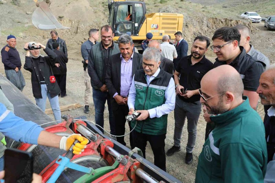 Niğde Valisi Cahit Çelik Dsi Yatırımlarını Yerinde İnceledi