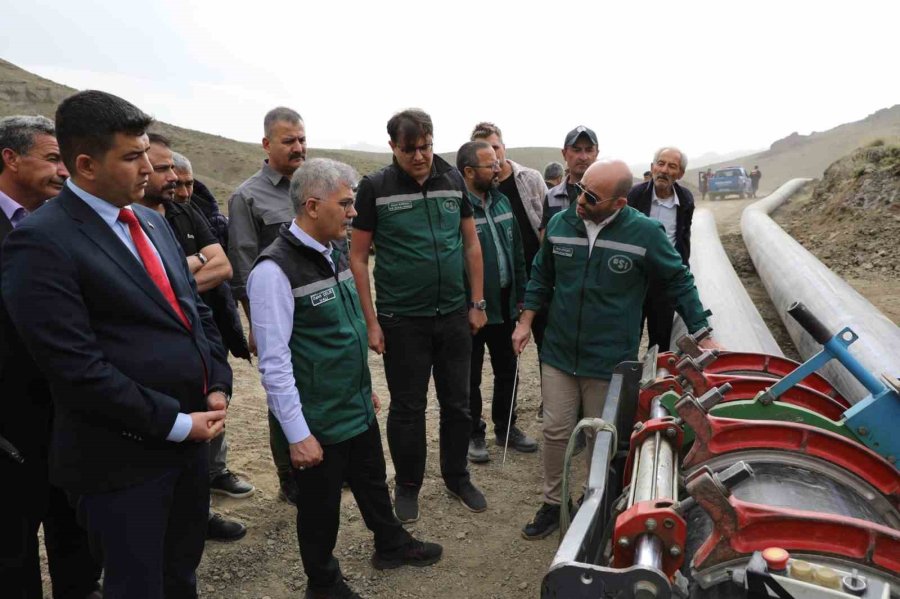Niğde Valisi Cahit Çelik Dsi Yatırımlarını Yerinde İnceledi