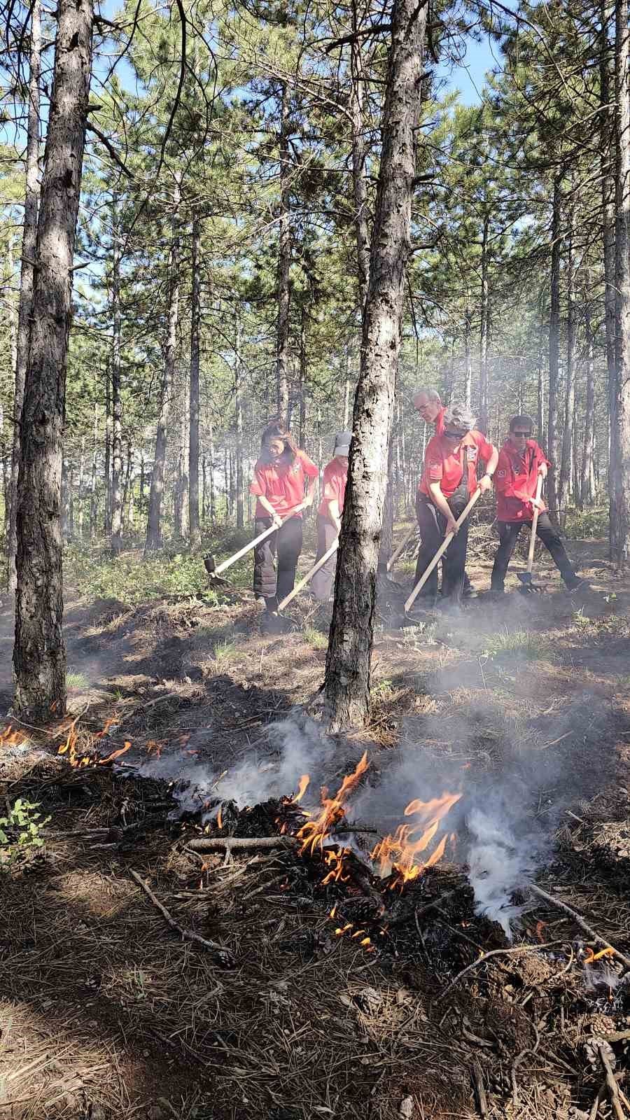 Eskişehir Orman Bölge Müdürlüğü’nden Dak Üyelerine Yangın Eğitimi