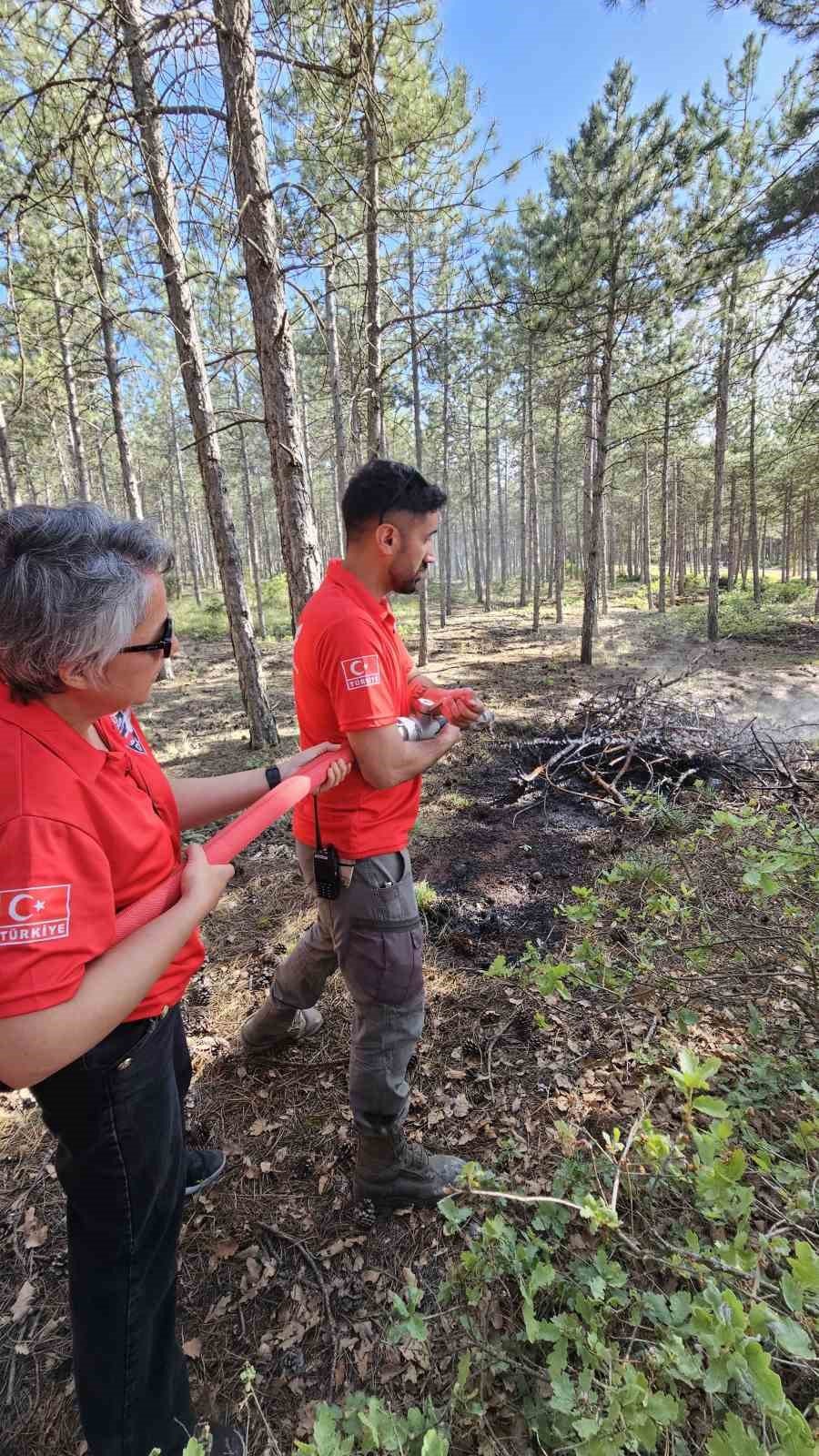 Eskişehir Orman Bölge Müdürlüğü’nden Dak Üyelerine Yangın Eğitimi